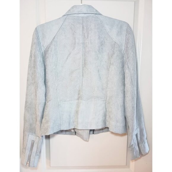 Anthropologie Hei Hei Vegan Suede Moto Jacket - Picture 8 of 10